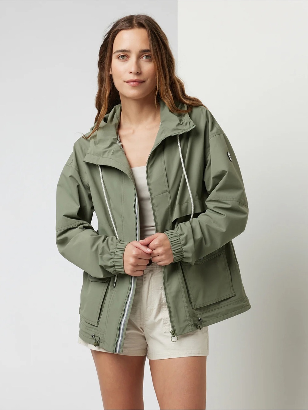Vuori - Elijo Women's Rain Jacket - Pistachio